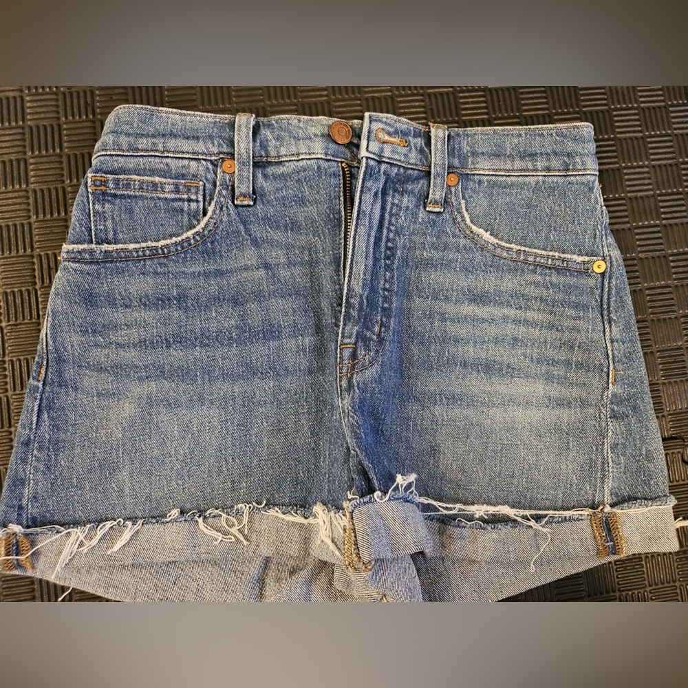 Madewell Classic Blue Denim Shorts
